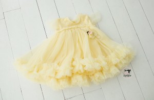 Żółty rampers SITTERS rozmiar 9-12m