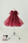 BORDO sukienka TODDLER krynolina 
