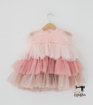 RÓŻ OMBRE rampers 9-12m 