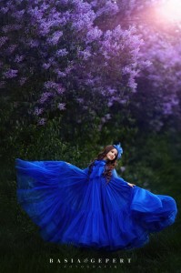 CORNFLOWER 6-8years ball gown