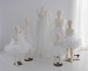 ŚMIETANKA tiul + ceiny MAMA + 5 córek