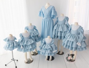 BŁĘKIT  Zestaw MAMA + 6 córek 