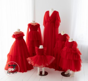 ZESTAW tiulowy mama + 5 córek (KOLOR DO WYBORU)