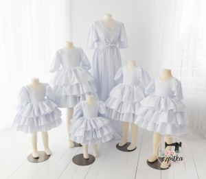 BIAŁY zestaw mama + 5 córek SAMMY GOTOWY DO WYSYŁKI