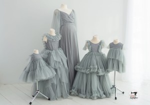 GREY - mother and 4 daughters set 