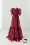 BURGUNDY dress (choose size)