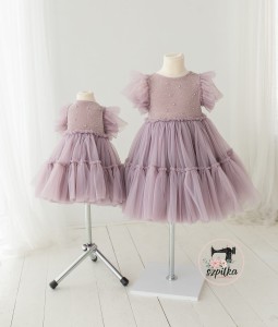 DIRTY PURPLE WITH PEARLS  (choose size)