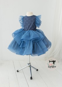 DENIM crinoline dress (choose size)