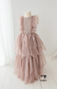 PINK VENICE dress  6-8y