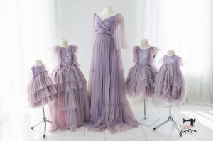 DIRTY PURPLE set mother + 4 daughters 